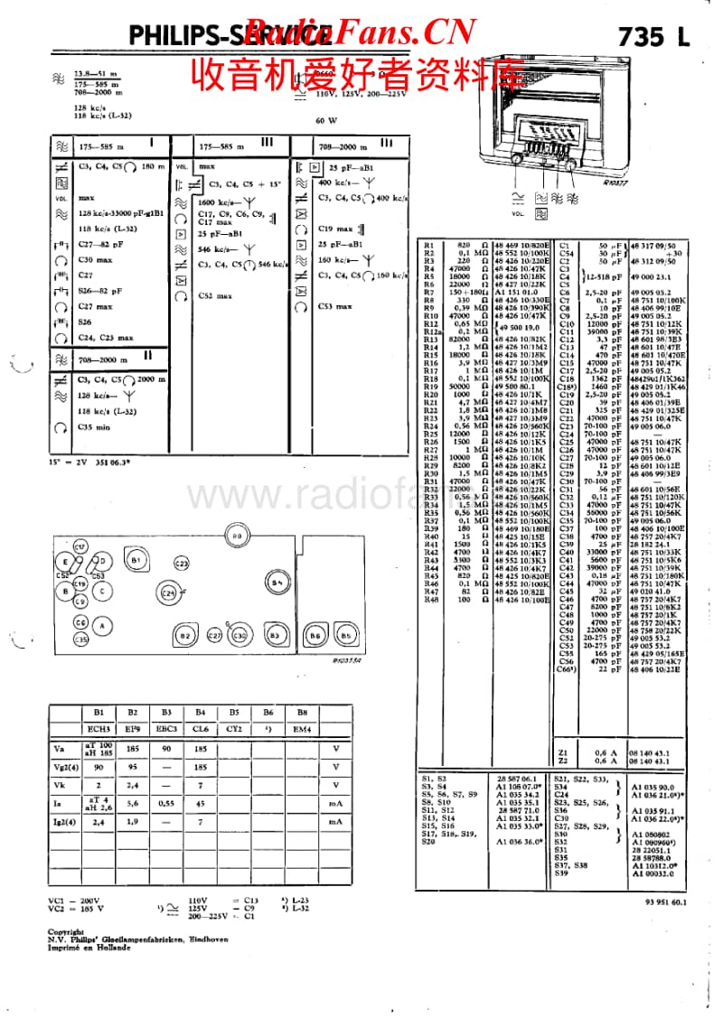 Philips-735-L-Service-Manual电路原理图.pdf_第1页