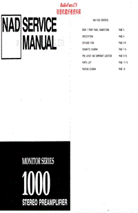 Nad-1000-Service-Manual电路原理图.pdf