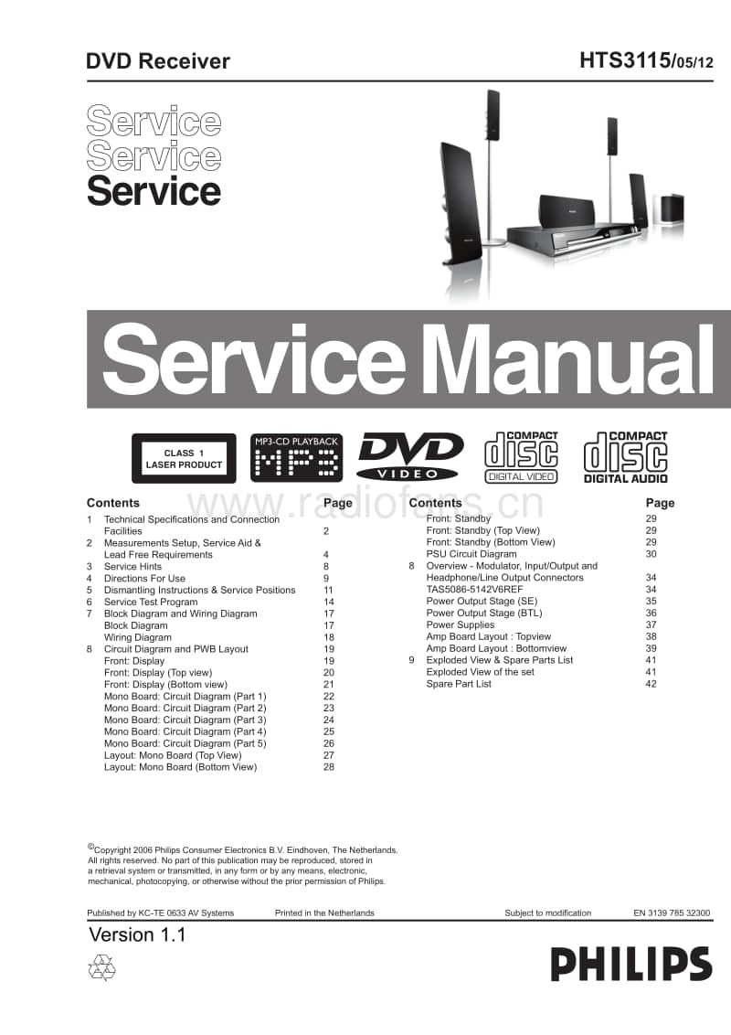 Philips-HTS-3115-Service-Manual电路原理图.pdf_第1页