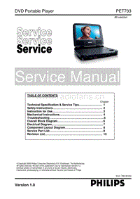 Philips-PET-703-Service-Manual电路原理图.pdf