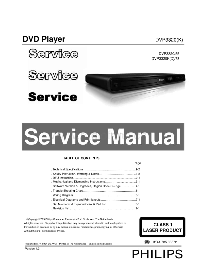 Philips-DVP-3320-K-Service-Manual电路原理图.pdf_第1页