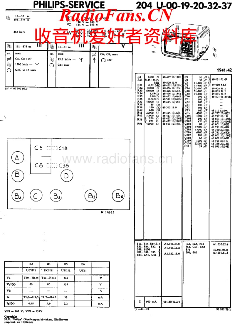 Philips-204-U-Service-Manual电路原理图.pdf_第1页