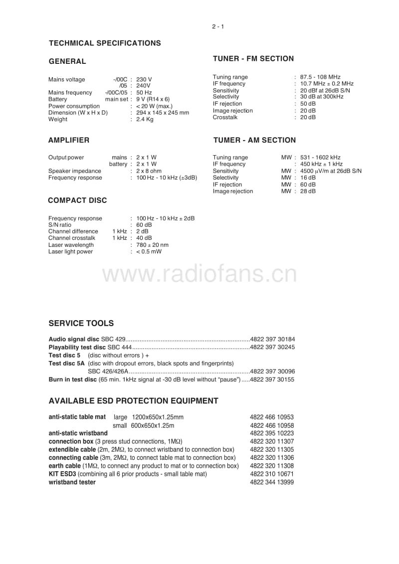 Philips-AZ-3038-Service-Manual电路原理图.pdf_第3页