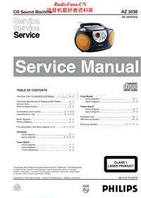 Philips-AZ-3038-Service-Manual电路原理图.pdf
