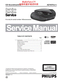 Philips-AZ-1837-Service-Manual电路原理图.pdf
