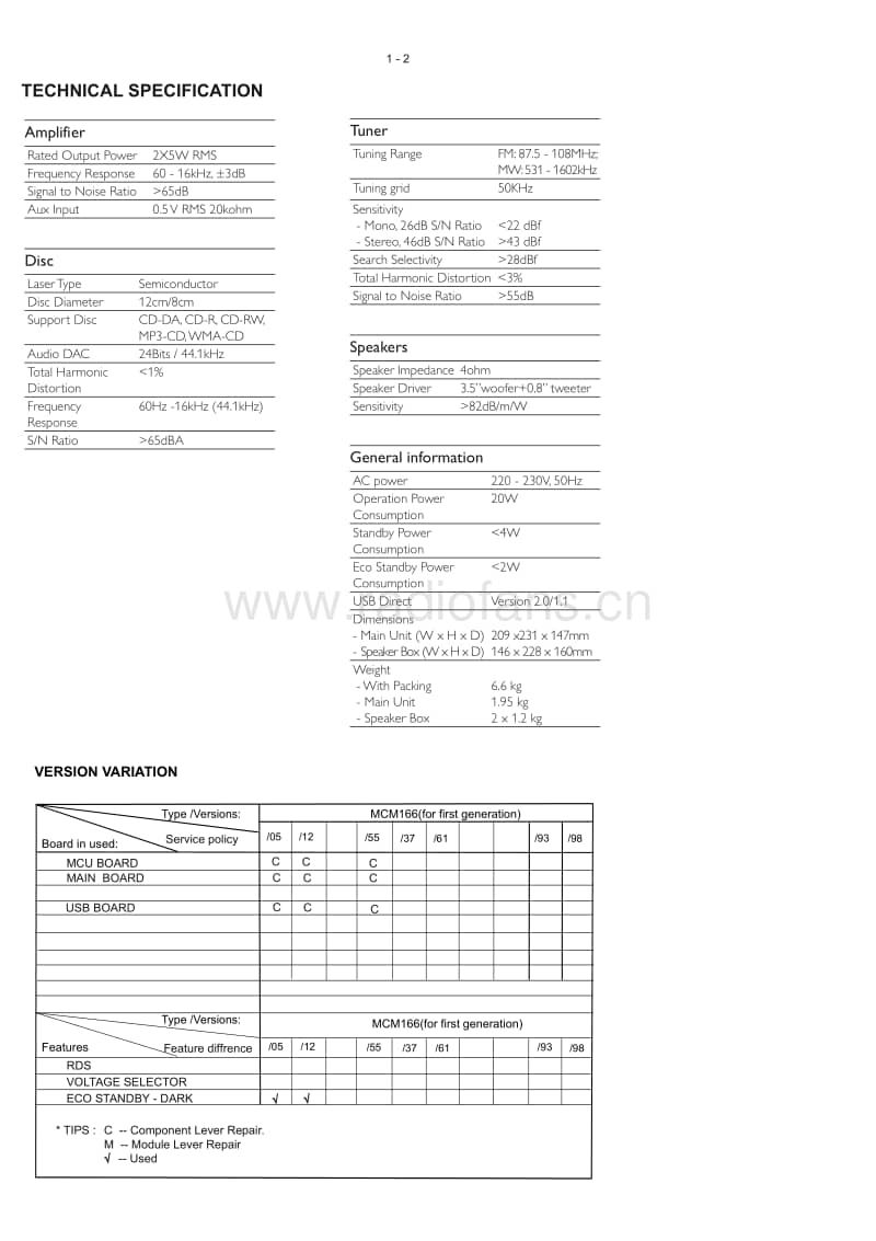 Philips-MCM-166-Service-Manual电路原理图.pdf_第2页