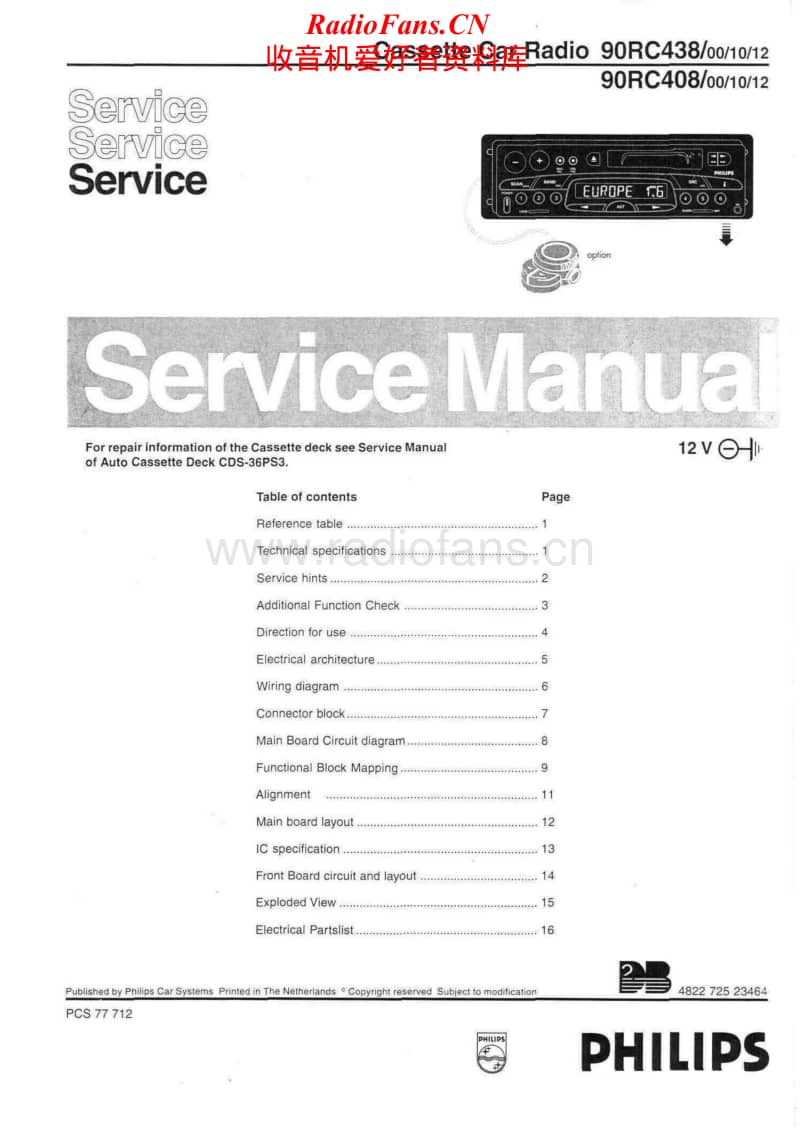 Philips-90-RC-438-Service-Manual电路原理图.pdf_第1页