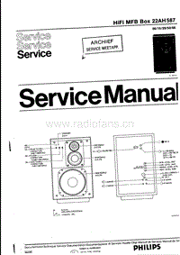 Philips-RH-587-Service-Manual电路原理图.pdf