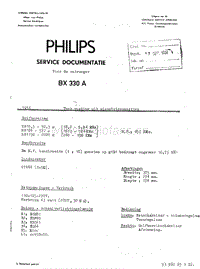 Philips-BX-330-A-Service-Manual电路原理图.pdf
