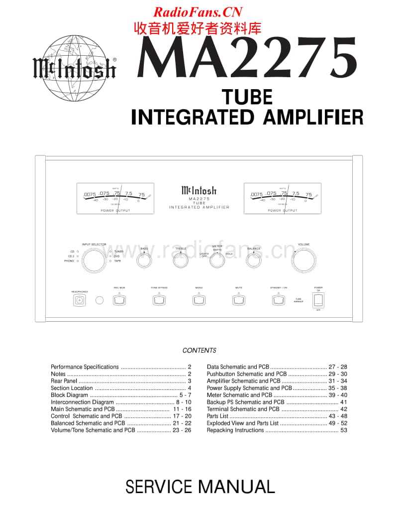McIntosh-MA-2275-Service-Manual-2电路原理图.pdf_第1页