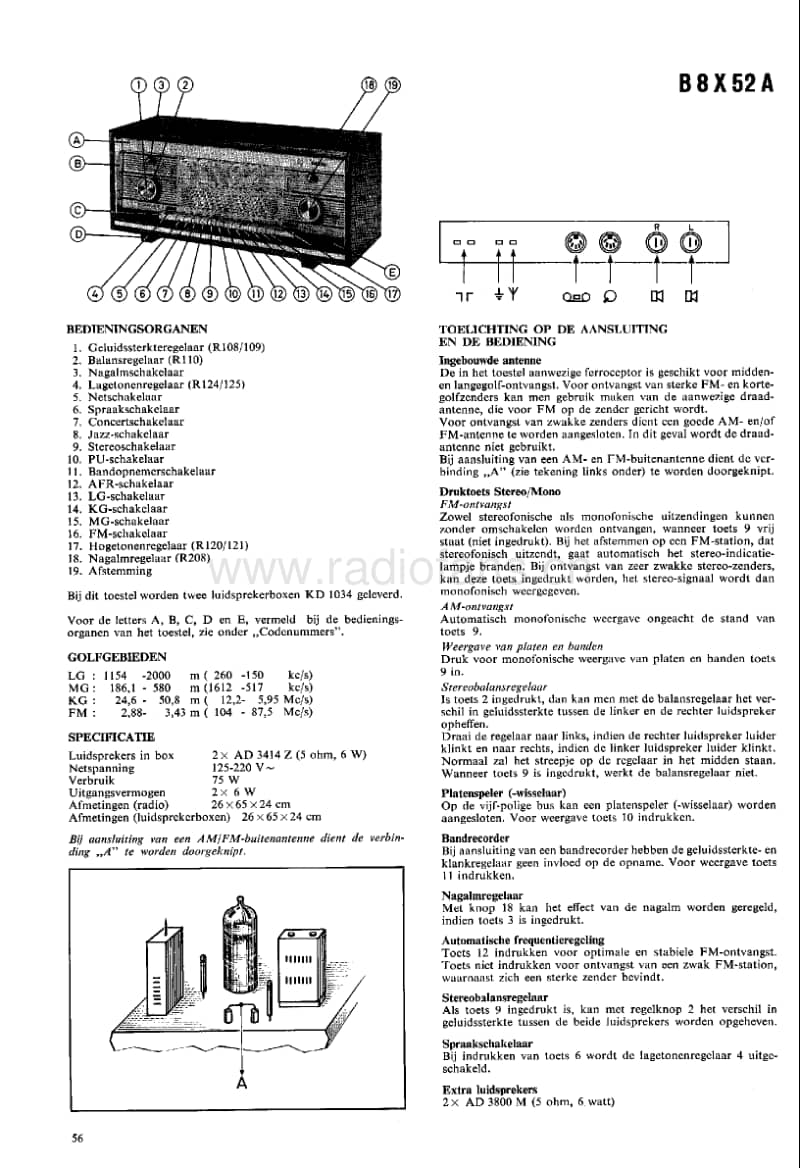 Philips-B-8-X-52-A-Service-Manual电路原理图.pdf_第1页