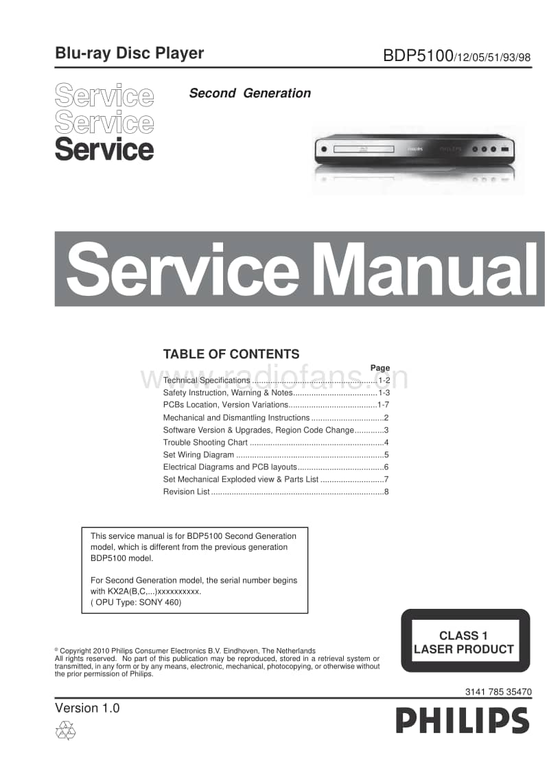 Philips-BDP-5100-Mk2-Service-Manual电路原理图.pdf_第1页
