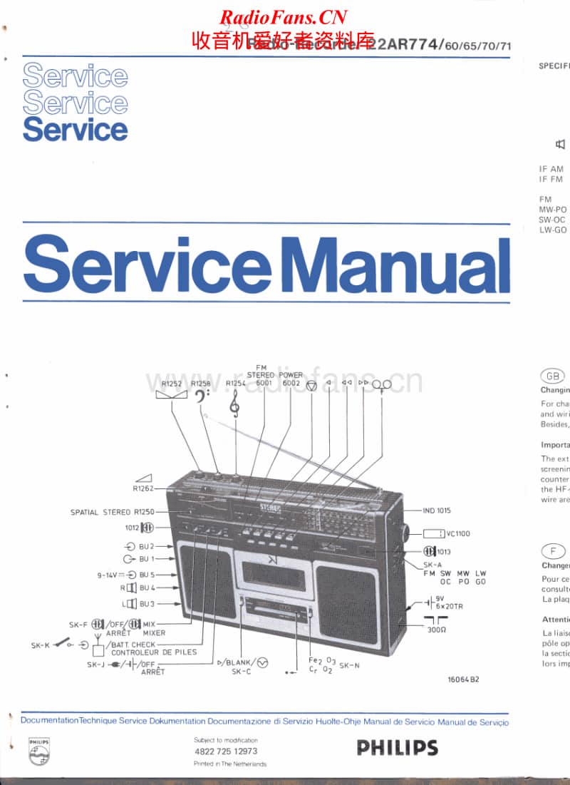 Philips-22-AR-774-Service-Manual电路原理图.pdf_第1页