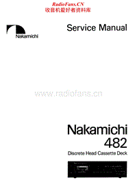 Nakamichi-482-Service-Manual电路原理图.pdf