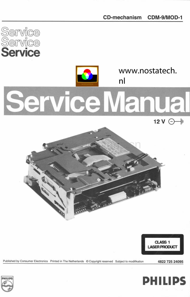Philips-CDM-9-MOD-1-Service-Manual电路原理图.pdf_第1页