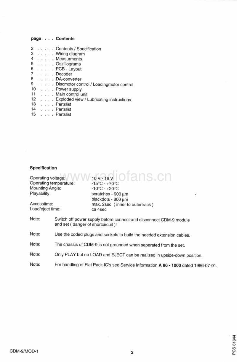 Philips-CDM-9-MOD-1-Service-Manual电路原理图.pdf_第2页