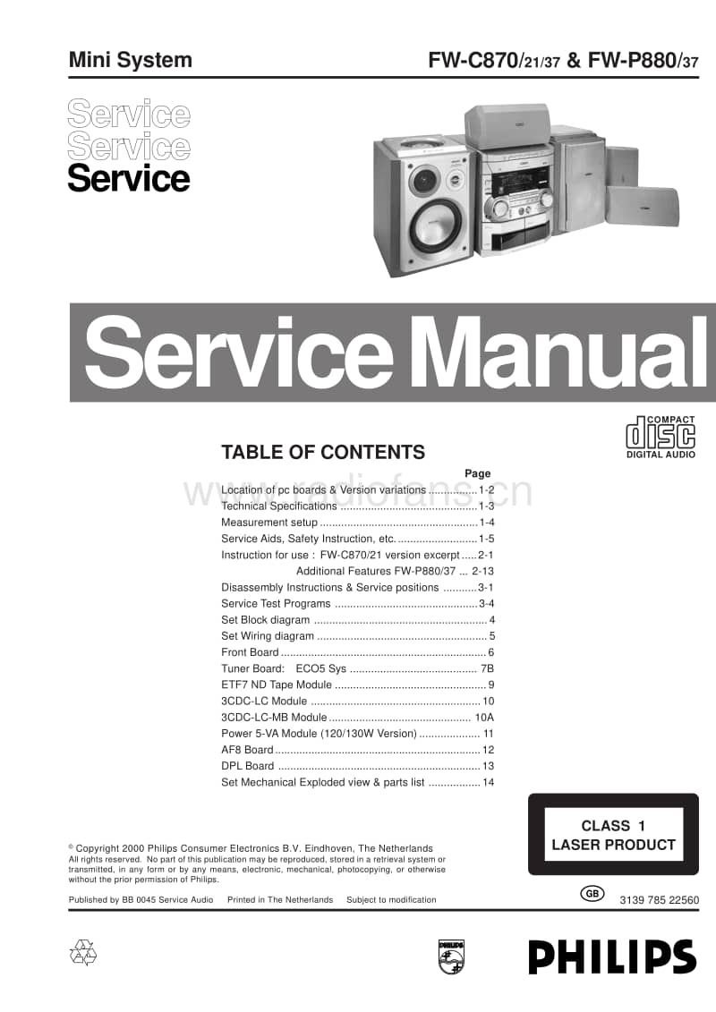 Philips-FWP-880-Service-Manual电路原理图.pdf_第1页