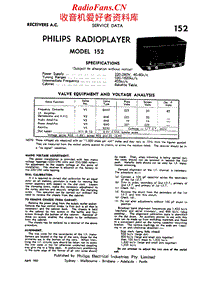 Philips-152-Service-Manual电路原理图.pdf