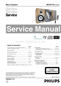 Philips-MCW-770-Service-Manual电路原理图.pdf