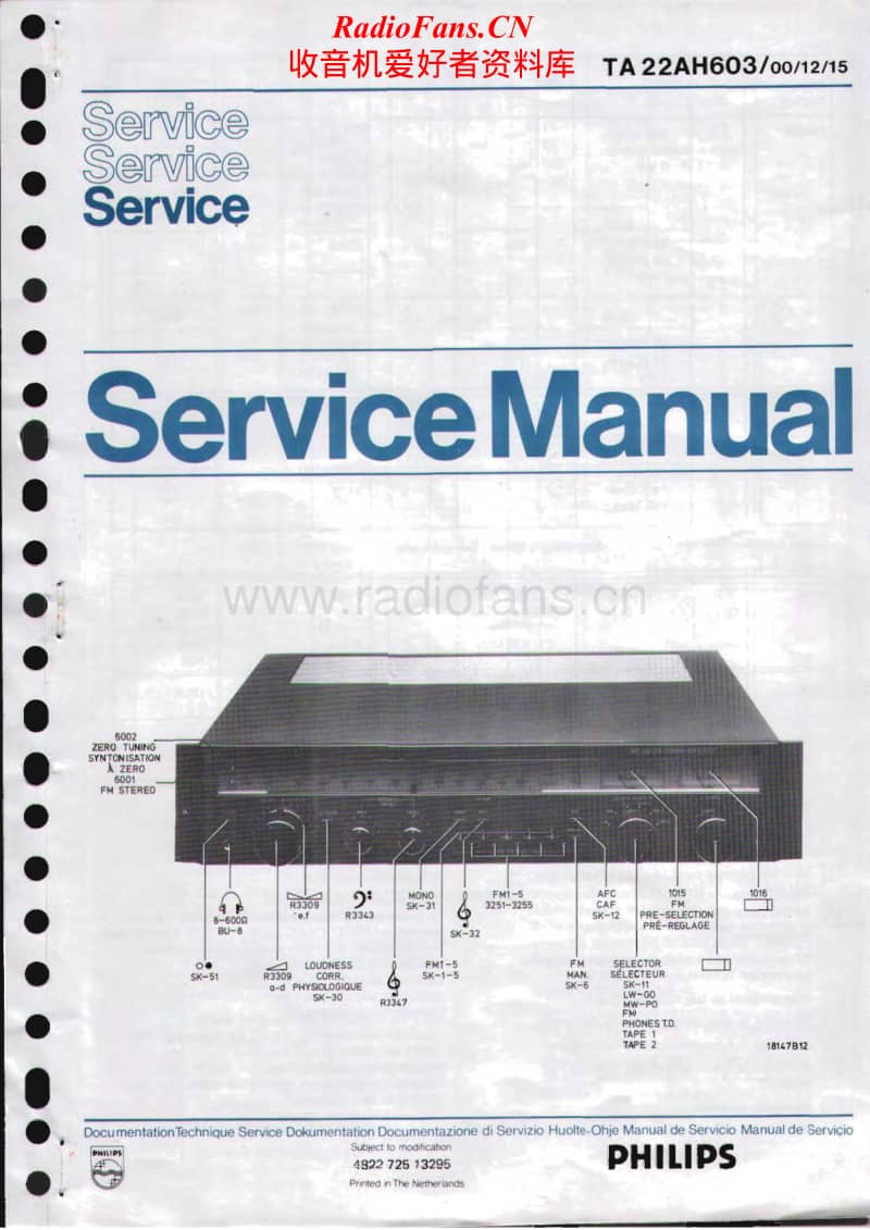 Philips-22-AH-603-Service-Manual电路原理图.pdf_第1页