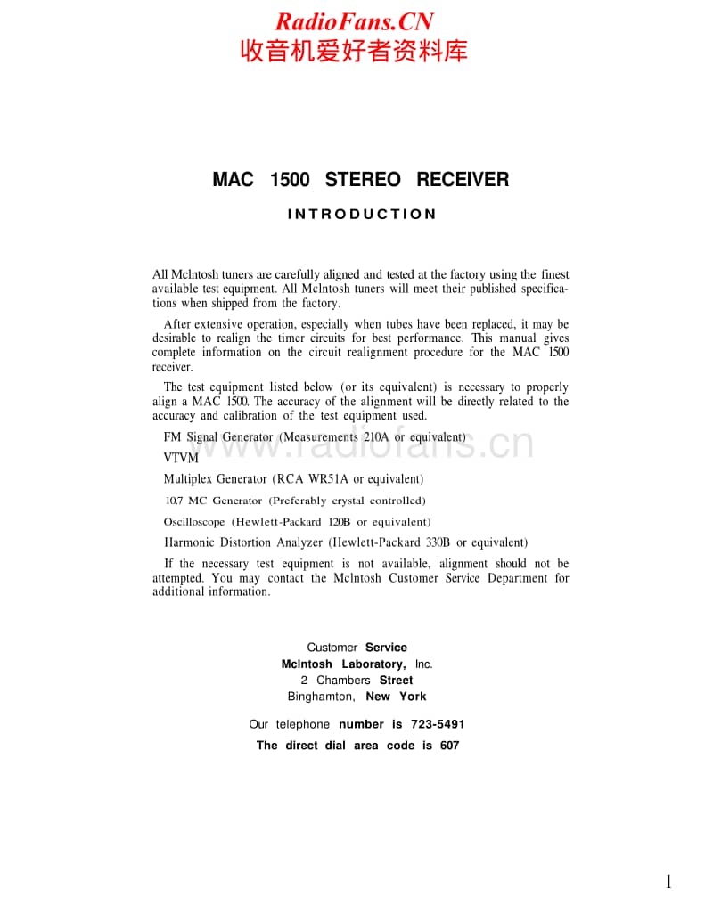 McIntosh-MAC-1500-Service-Manual电路原理图.pdf_第2页