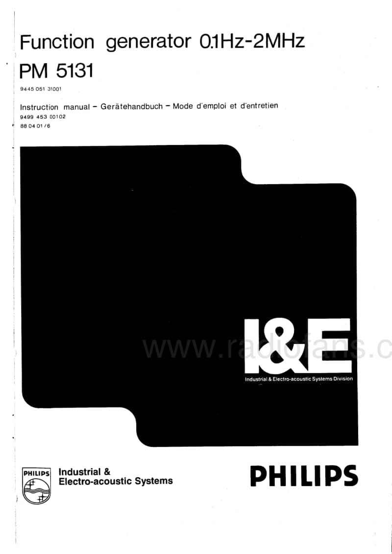 Philips-PM-5131-Service-Manual电路原理图.pdf_第1页
