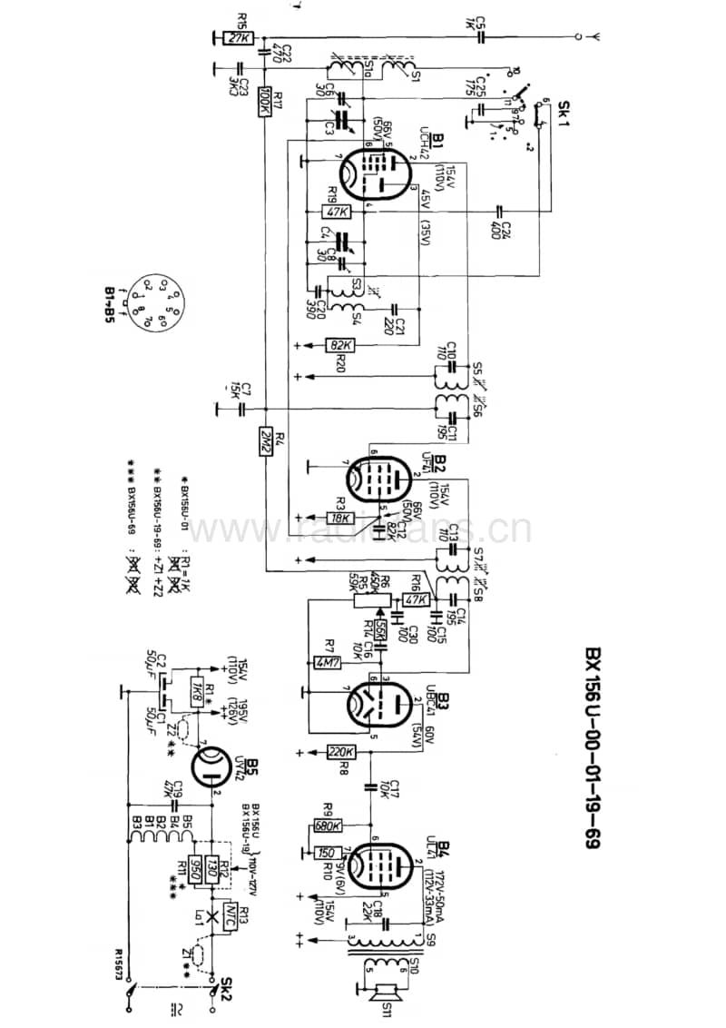 Philips-BX-136-U-Service-Manual电路原理图.pdf_第3页