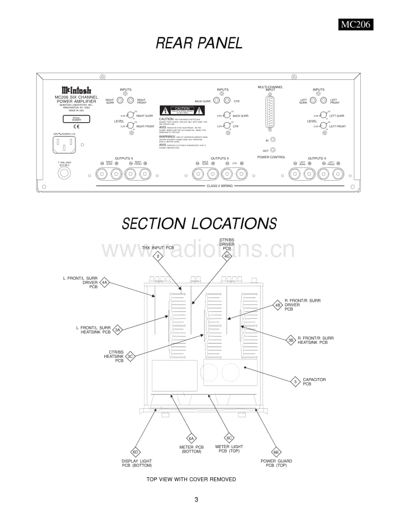 McIntosh-MC-206-Service-Manual电路原理图.pdf_第3页