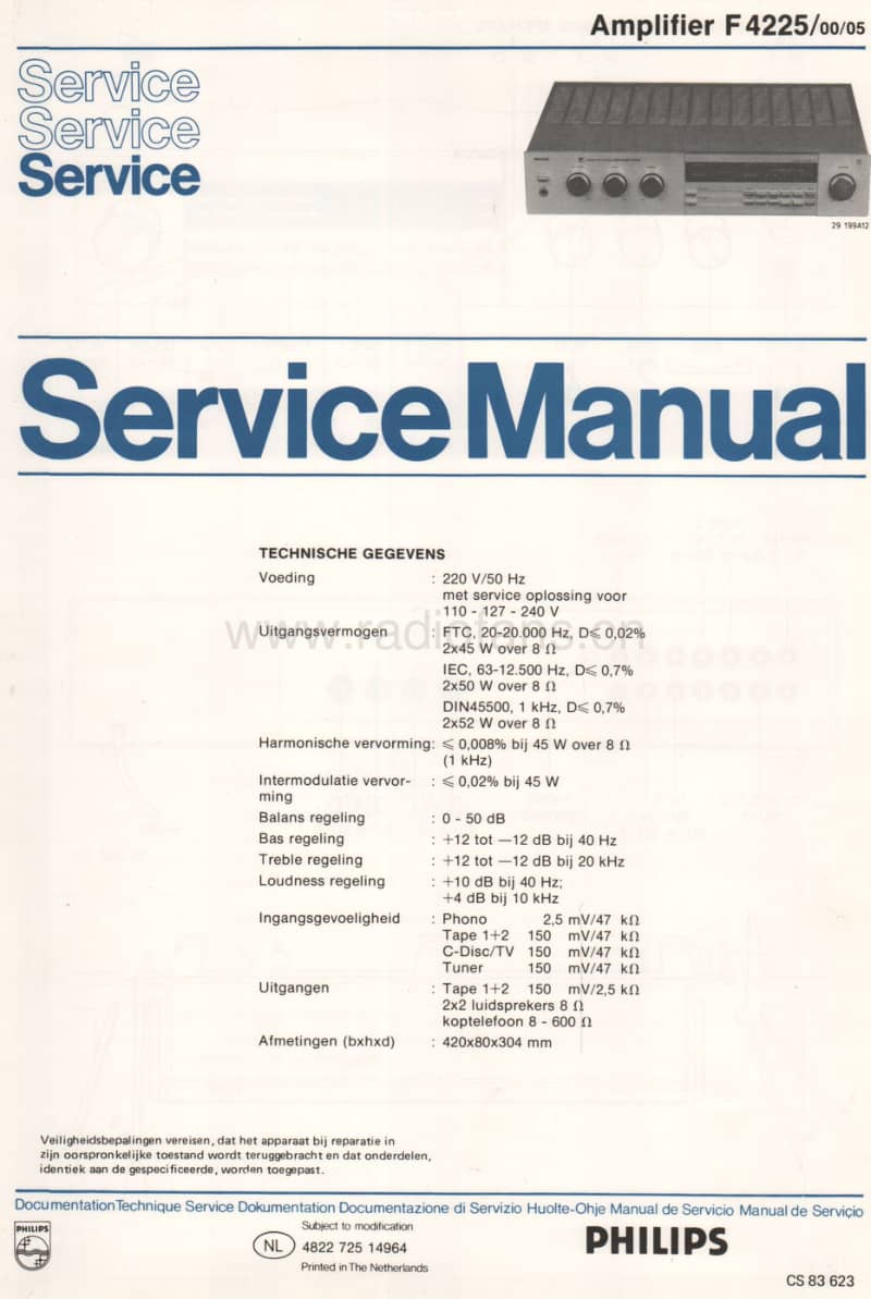 Philips-F-4225-Service-Manual电路原理图.pdf_第1页