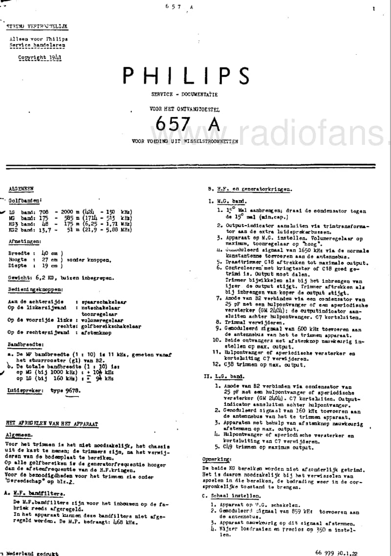 Philips-657-A-Service-Manual电路原理图.pdf_第3页