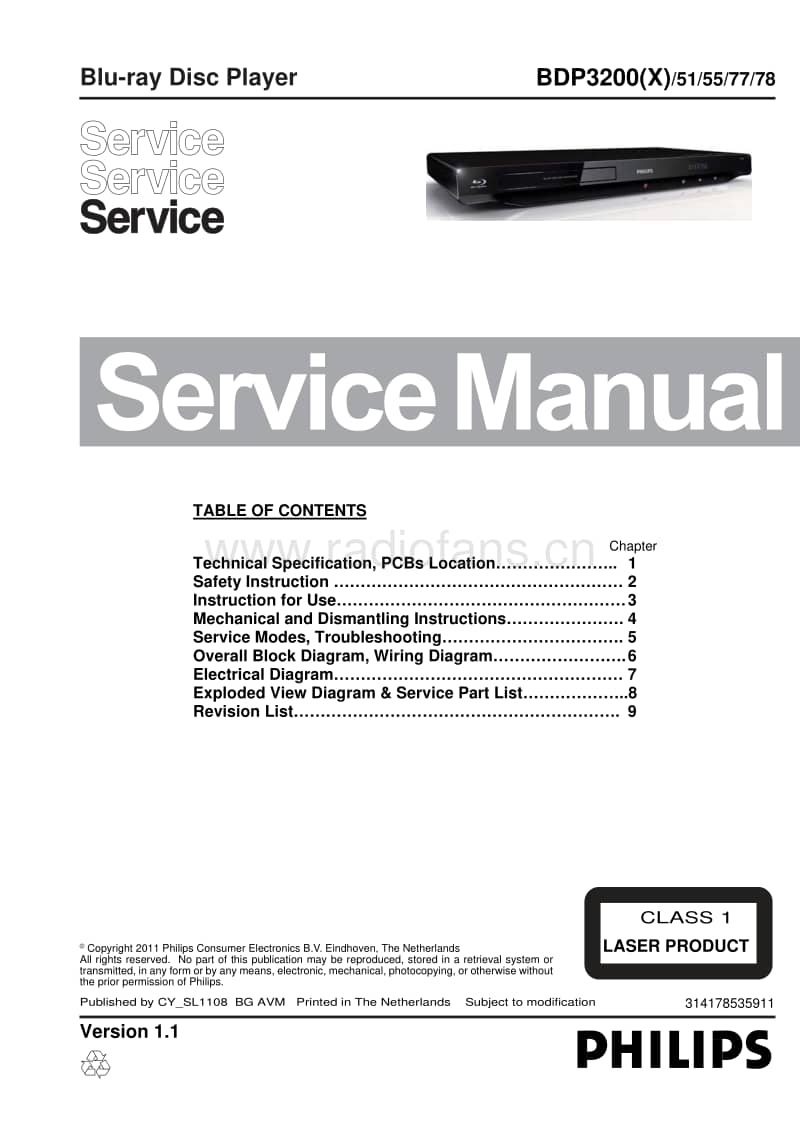 Philips-BDP-3200-X-Service-Manual电路原理图.pdf_第1页