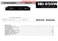 Nikko-ND-850-W-Service-Manual电路原理图.pdf