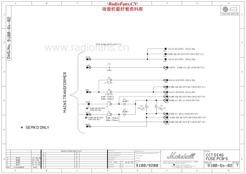 Marshall-9100-64-02-Schematic电路原理图.pdf_第1页