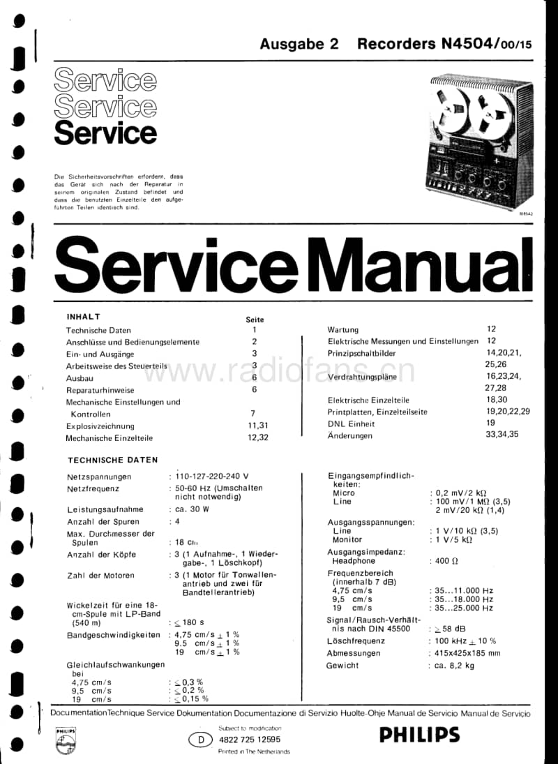 Philips-N-4504-Service-Manual电路原理图.pdf_第1页