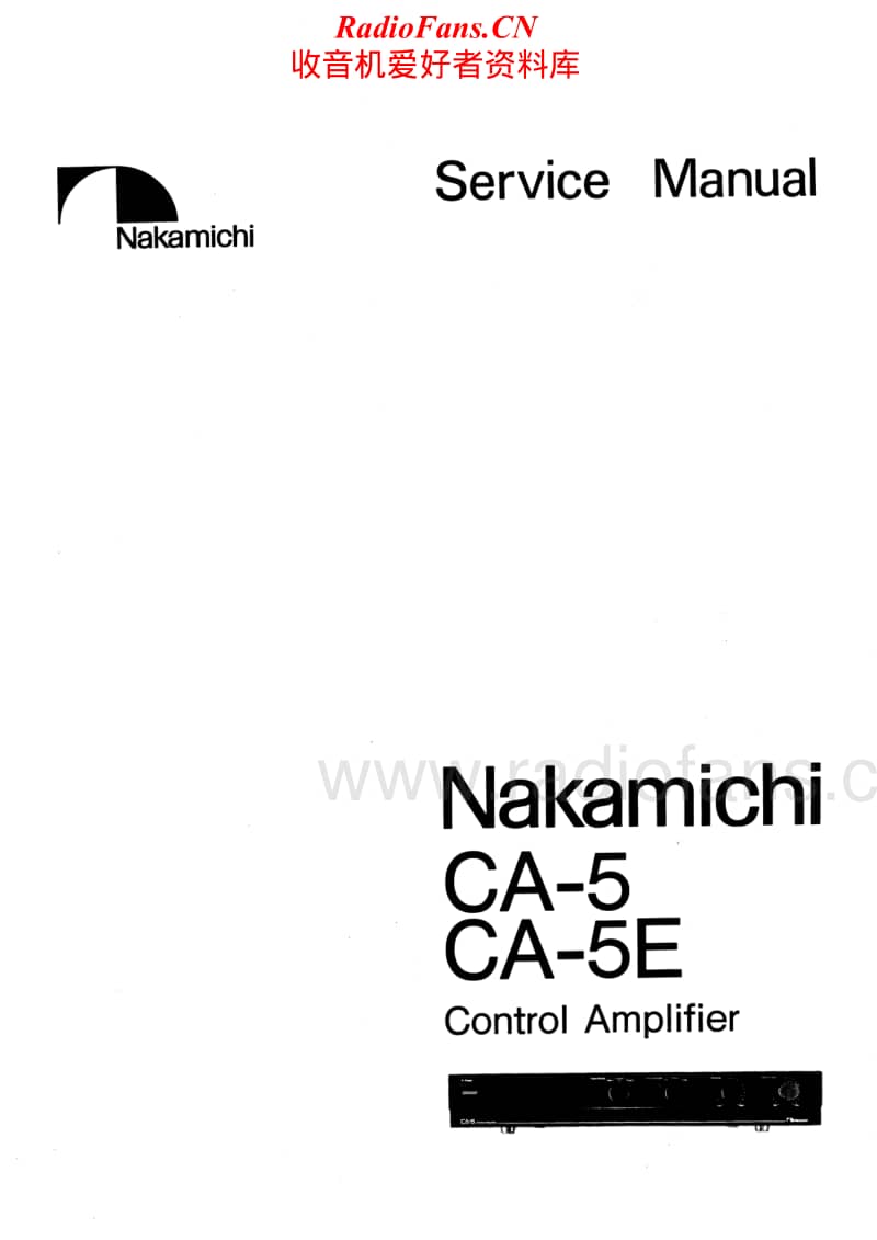 Nakamichi-CA-5E-Service-Manual电路原理图.pdf_第1页