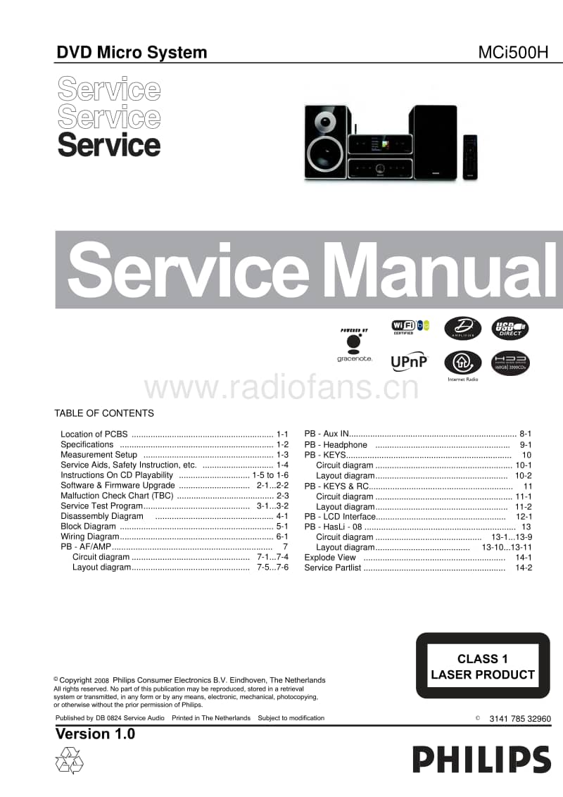 Philips-MCI-500-H-Service-Manual电路原理图.pdf_第1页