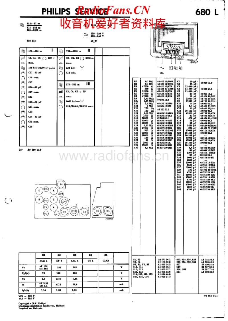 Philips-680-L-Service-Manual电路原理图.pdf_第1页