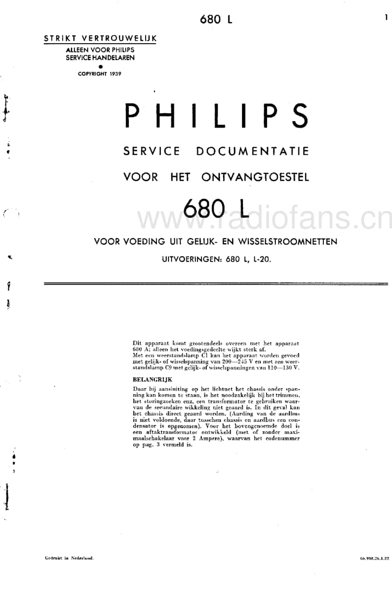 Philips-680-L-Service-Manual电路原理图.pdf_第3页