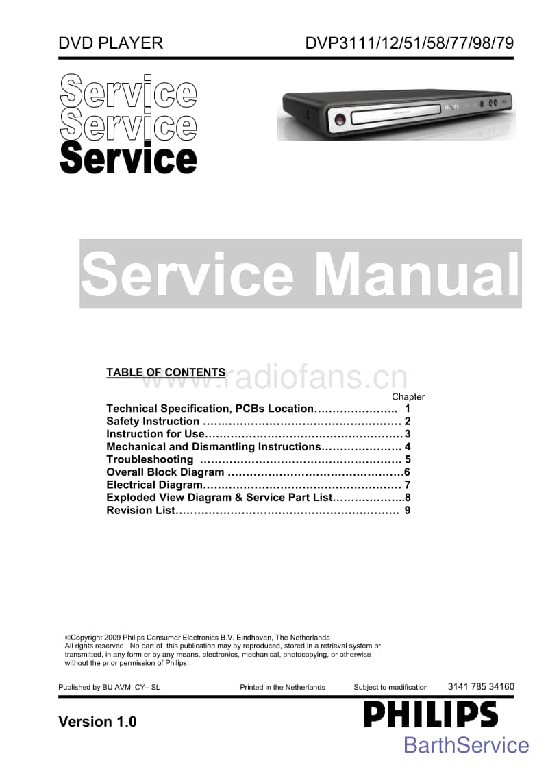Philips-DVP-3111-Service-Manual电路原理图.pdf_第1页