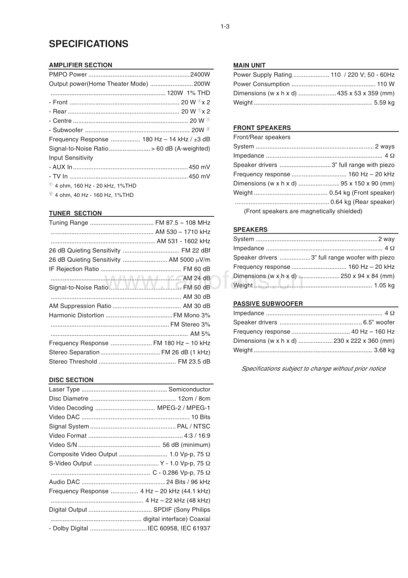 Philips-MX-2600-Service-Manual电路原理图.pdf_第3页