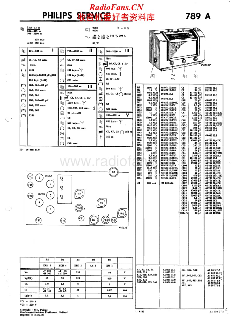 Philips-789-A-Service-Manual电路原理图.pdf_第1页