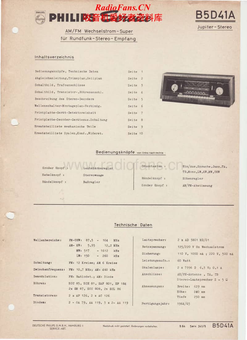 Philips-B-5-D-41-A-JUPITER-Service-Manual电路原理图.pdf_第1页