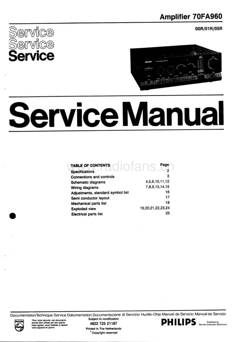 Philips-FA-960-Service-Manual电路原理图.pdf_第1页