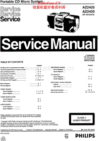Philips-AZ-2420-Service-Manual电路原理图.pdf