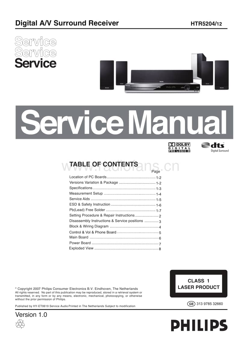 Philips-HTR-5204-Service-Manual电路原理图.pdf_第1页