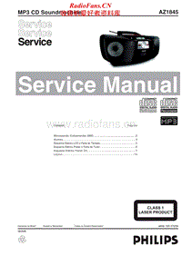 Philips-AZ-1845-Service-Manual电路原理图.pdf