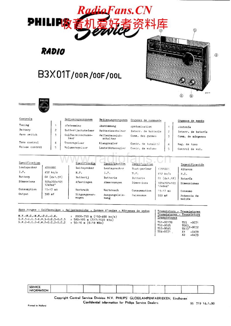 Philips-B-3-X-01-T-Service-Manual电路原理图.pdf_第1页