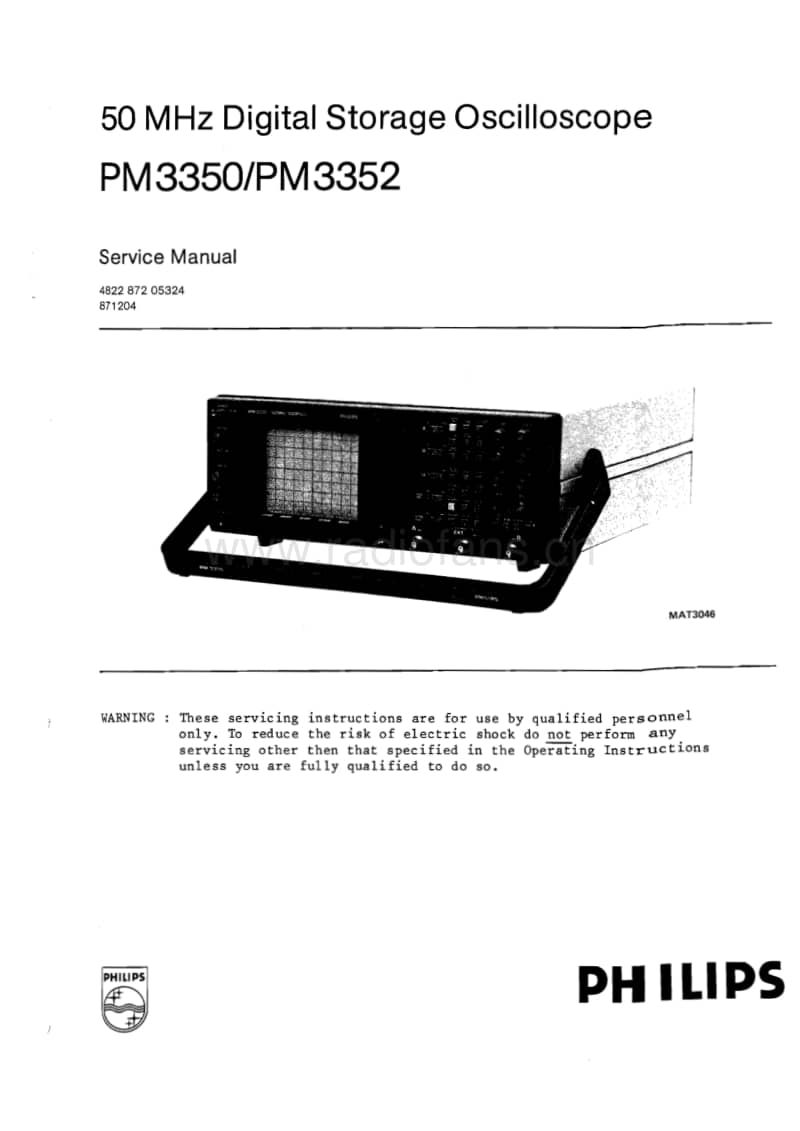 Philips-PM-3350-3352-Service-Manual(1)电路原理图.pdf_第1页