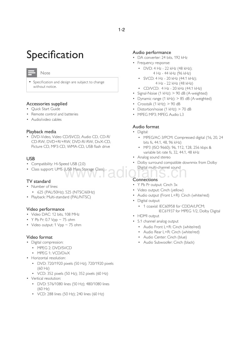 Philips-DVP-3368-Service-Manual电路原理图.pdf_第2页