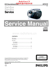 Philips-AZ-1019-Service-Manual电路原理图.pdf